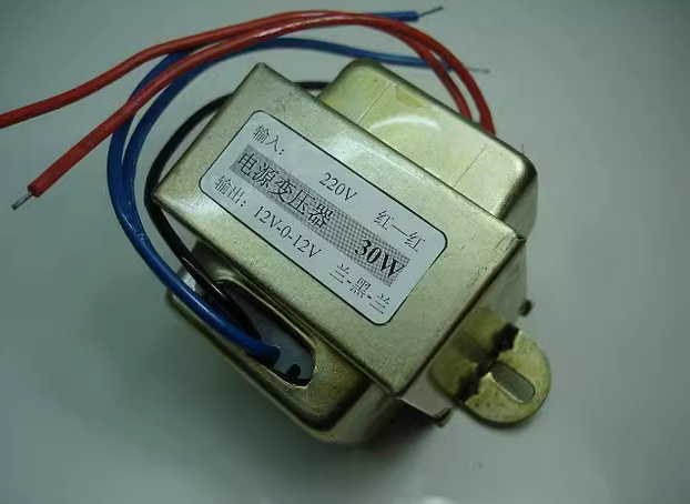 30W Pure Copper EI Audio Transformer 12V—0—12V For Phono Preamplifier AC Power Transformer