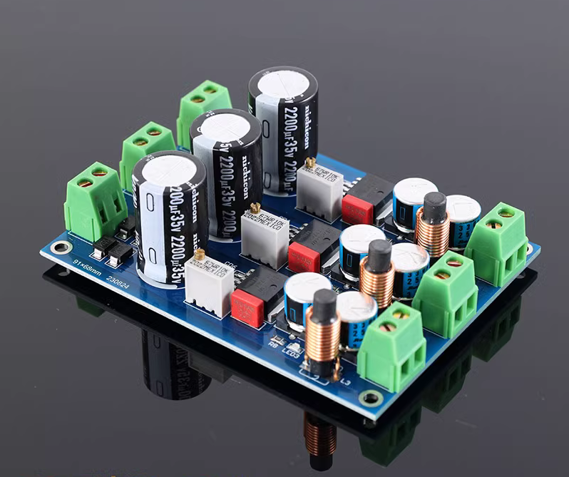3A three-way LT1764 high-speed low-noise independent linear voltage regulator power supply board