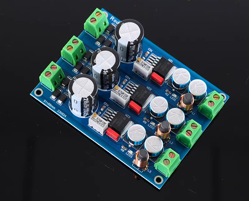 3A three-way LT1764 high-speed low-noise independent linear voltage regulator power supply board