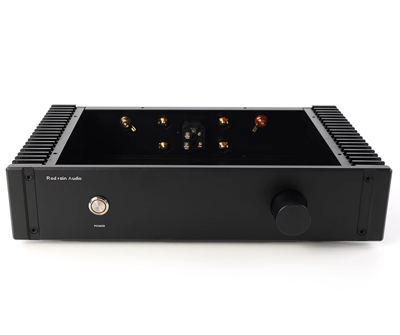 1969 full Aluminum Enclosure Power Amplifier Chassis HIFI DIY Class A AMP Box Dual Heatsink