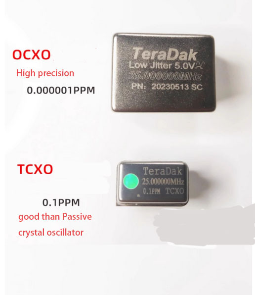 TeraDak Netgear GS105E 5-port 1000M Gigabit network management switch magic upgrade  TCXO  OCXO crystal oscillator