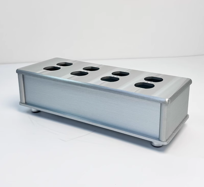 3206 Full aluminum HiFi US power case DIY box American standard power socket chassis