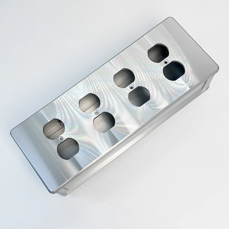 3206 Full aluminum HiFi US power case DIY box American standard power socket chassis