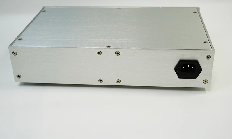 327 HIFI silver full aluminum amplifier chassis DIY tube preamp box power supply filter case decoder housing