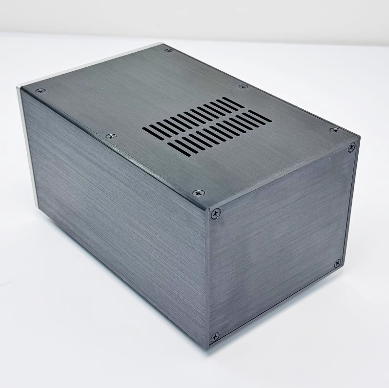 147 Full aluminum HiFi PSU case Multi purpose chassis CNC preamp box amplifier shell Isolation transformer Enclosure