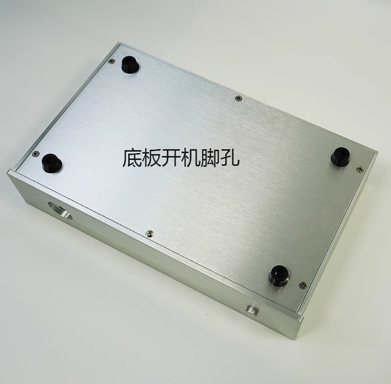 327 HIFI silver full aluminum amplifier chassis DIY tube preamp box power supply filter case decoder housing