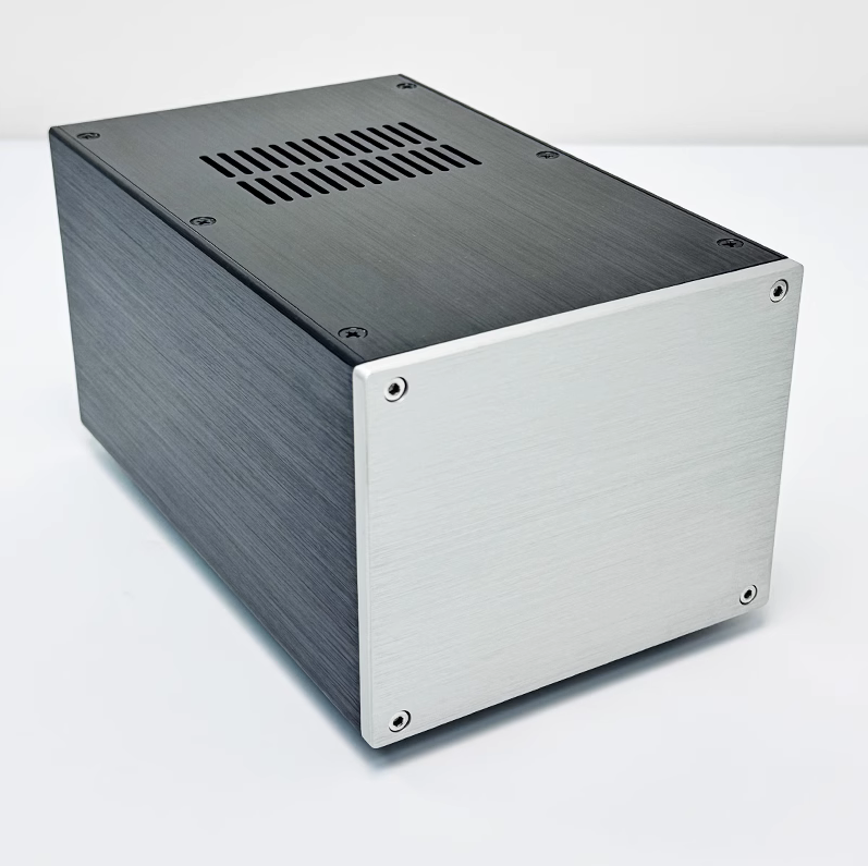 147 Full aluminum HiFi PSU case Multi purpose chassis CNC preamp box amplifier shell Isolation transformer Enclosure