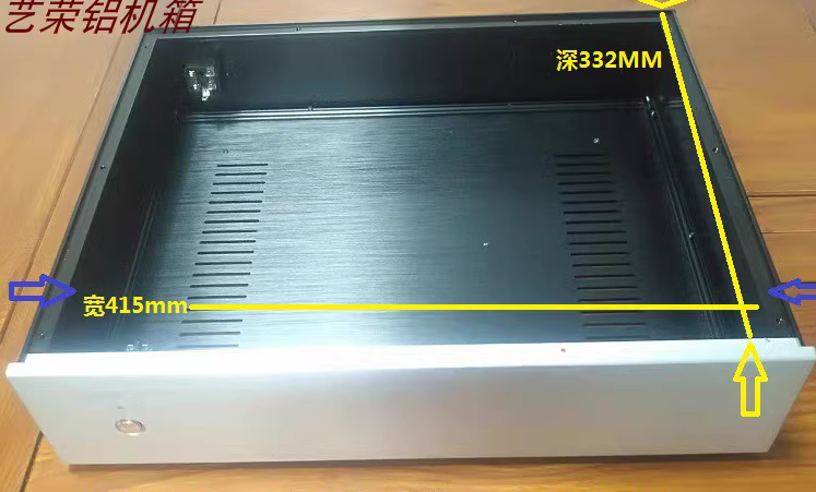 HIFI all aluminum amplifier chassis tube preamp case decoder Enclosure CNC power supply shell