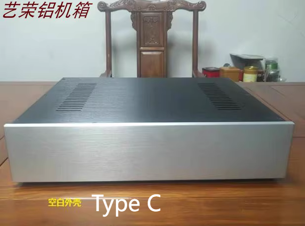 HIFI all aluminum amplifier chassis tube preamp case decoder Enclosure CNC power supply shell