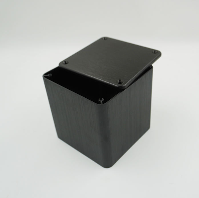 110*110 Silver or Black All Aluminum Alloy square Transformer Cover for HIIF DIY amplifier