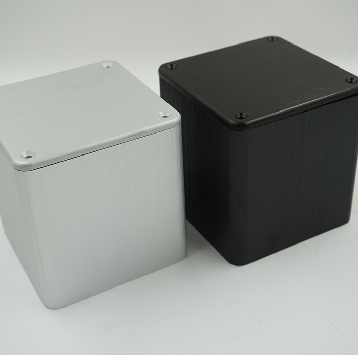 110*110 Silver or Black All Aluminum Alloy square Transformer Cover for HIIF DIY amplifier