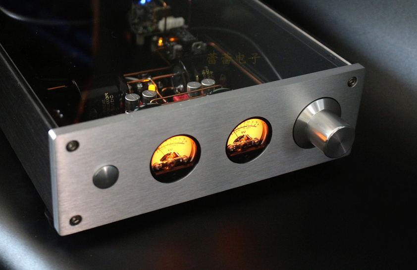 Latest new model TDA7293 lm4780 sk3875 pure manual scaffolding power amplifier with double VU meter head