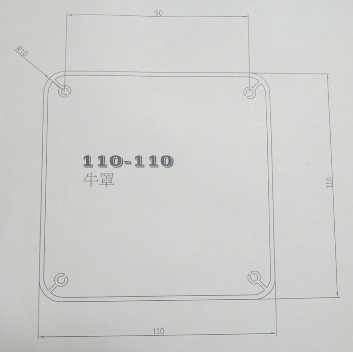 110*110 Silver or Black All Aluminum Alloy square Transformer Cover for HIIF DIY amplifier