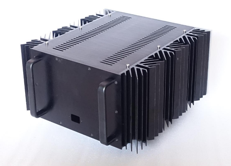 Full aluminum PASS XS150 class A power Amplifier Enclosure  HIFI DIY amp chassis with VU meter
