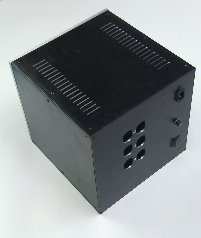300*300 Large space Multi purpose full aluminum Power isolation transformer chassis hifi diy case