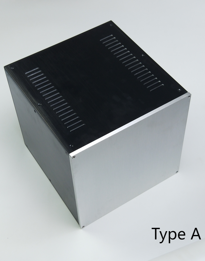 300*300 Large space Multi purpose full aluminum Power isolation transformer chassis hifi diy case