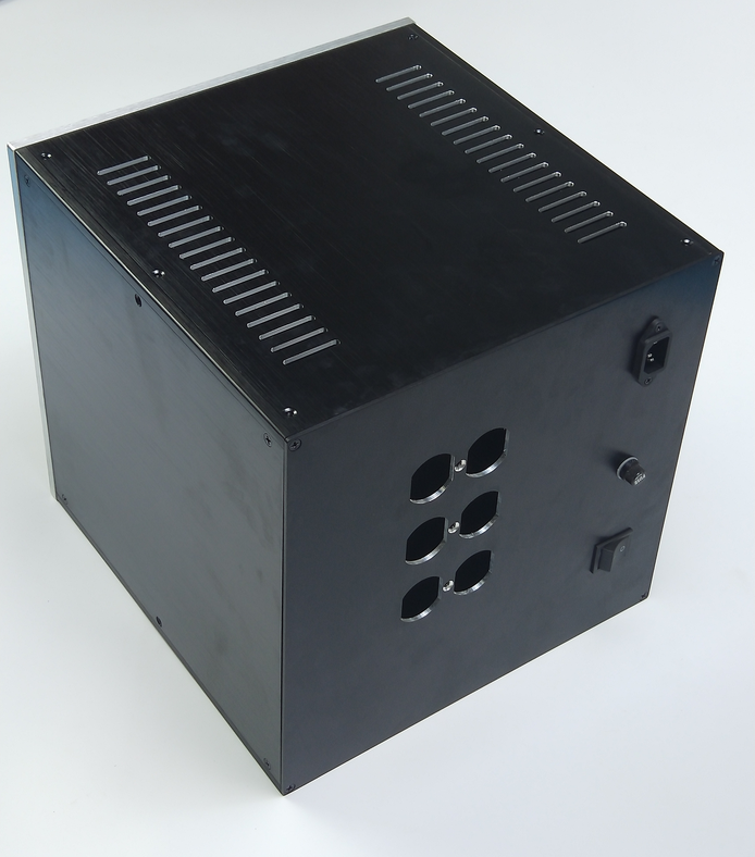 300*300 Large space Multi purpose full aluminum Power isolation transformer chassis hifi diy case