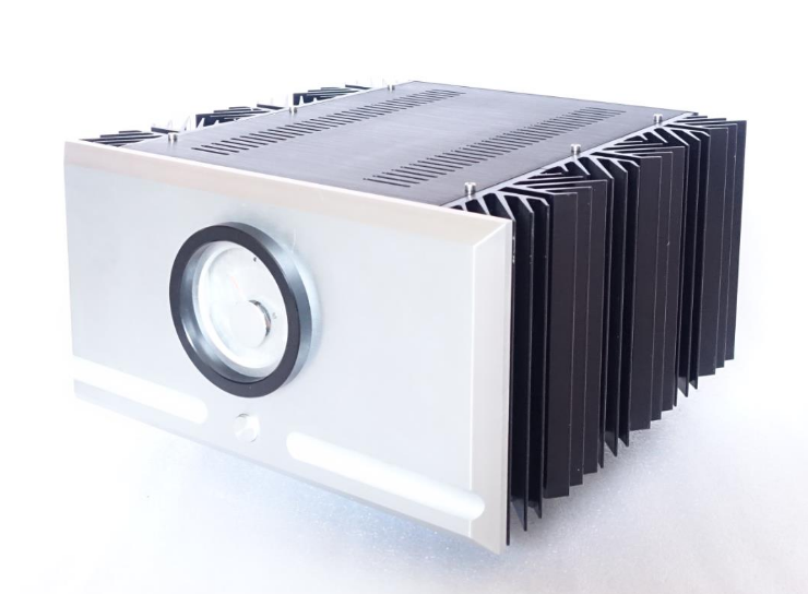 Full aluminum PASS XS150 class A power Amplifier Enclosure  HIFI DIY amp chassis with VU meter