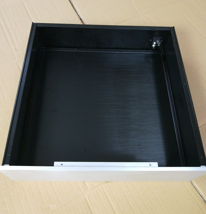 430*150 full Aluminum Chassis HIFI DIY Amplifier Audio Shell power supply Case
