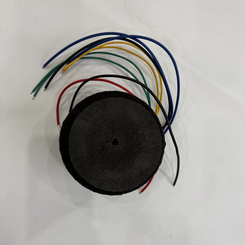 600W Pure Copper Black Clothes Toroidal Transformer Input: 0-230V Output: AC28-0-28V AC0-15V*2 for Amplifier