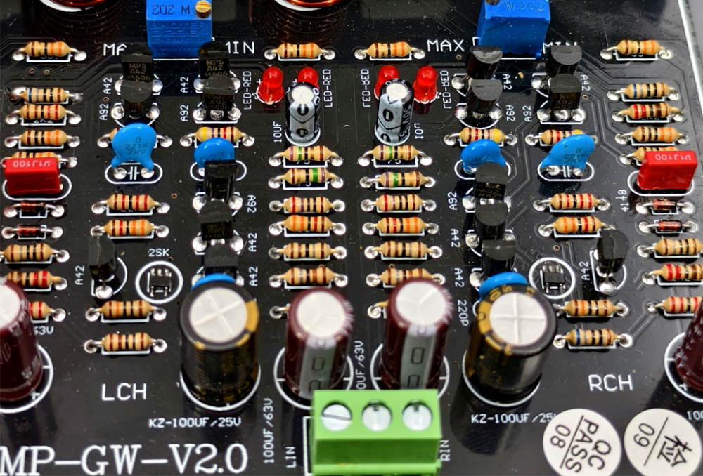 G100 Imitation of Switzerland HIFI Goldmund circuit amplifier board Input and output of field-effect transistor
