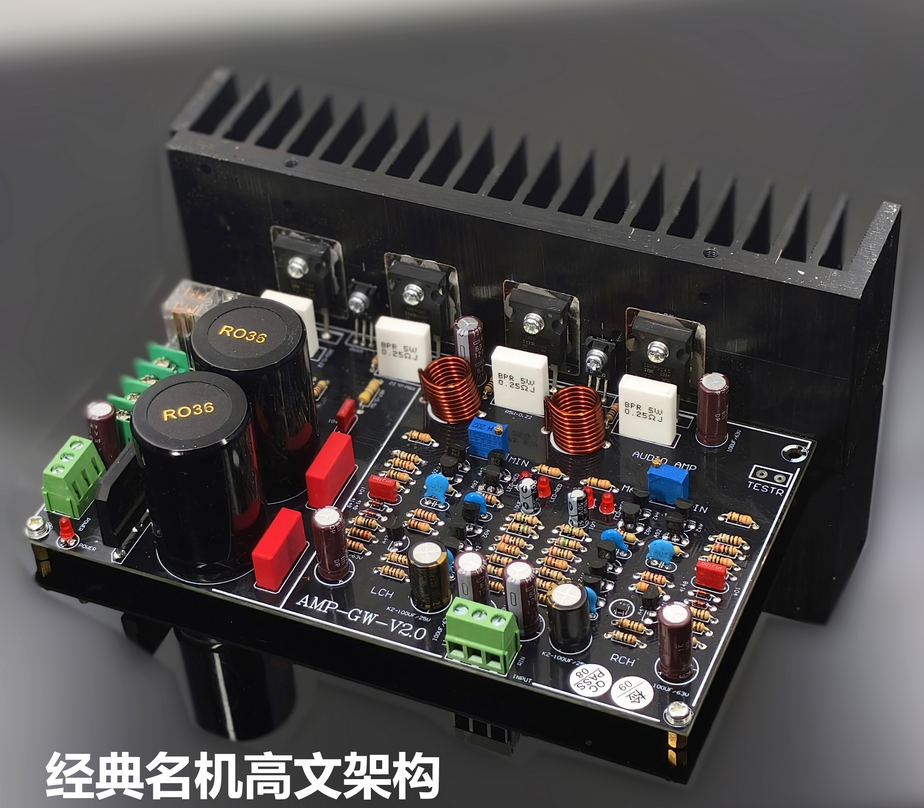 G100 Imitation of Switzerland HIFI Goldmund circuit amplifier board Input and output of field-effect transistor