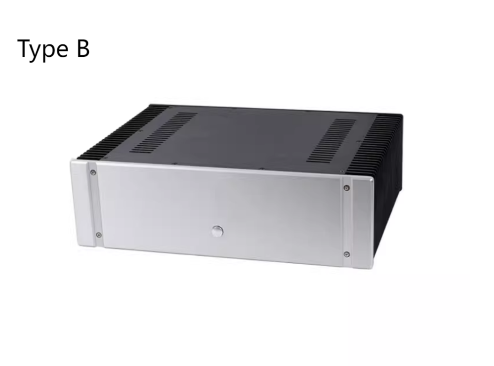 4313 full aluminum class A HIFI DIY amplifier chassis power supply case post amp box