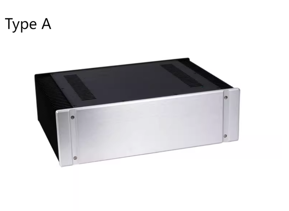 4313 full aluminum class A HIFI DIY amplifier chassis power supply case post amp box