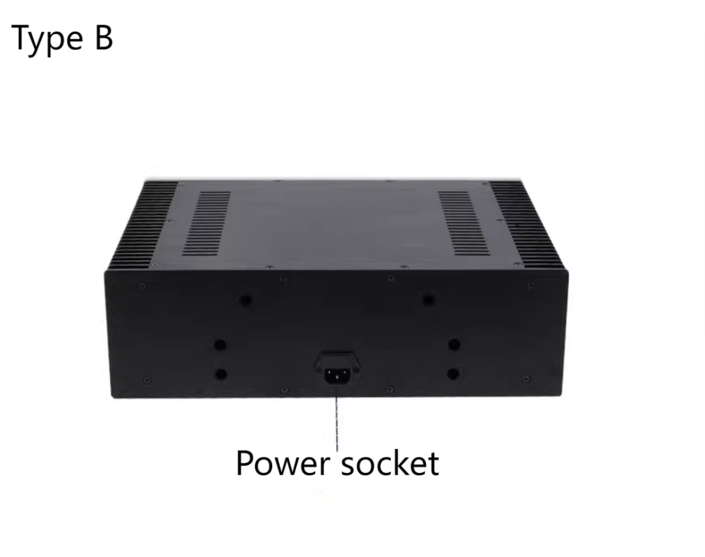 4313 full aluminum class A HIFI DIY amplifier chassis power supply case post amp box