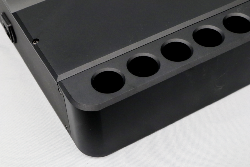black 4309 Italian style CNC full aluminum class A HIFI DIY amplifier chassis power supply case preamp box