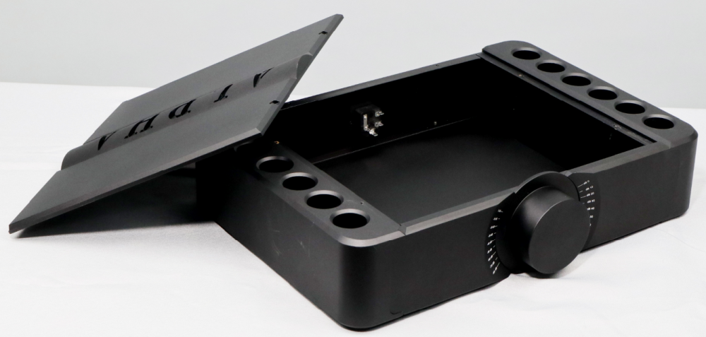 black 4309 Italian style CNC full aluminum class A HIFI DIY amplifier chassis power supply case preamp box