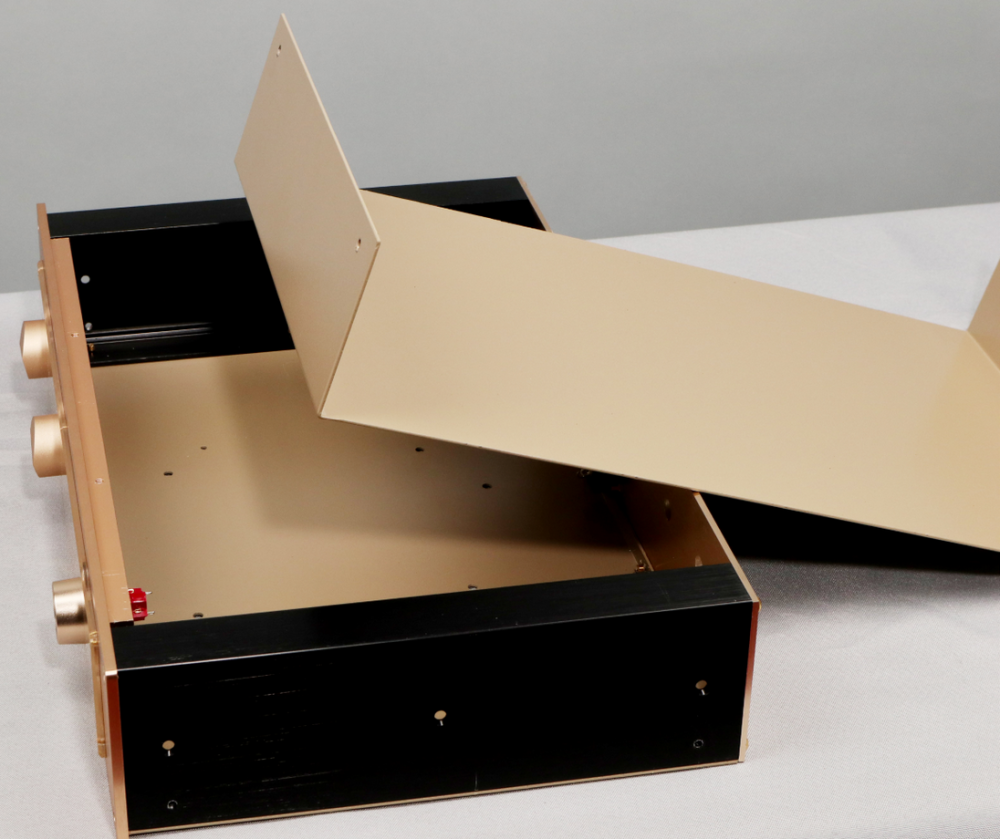 CNC Iron aluminum bonding HIFI DIY amplifier chassis Suitable for installing FM300A circuit