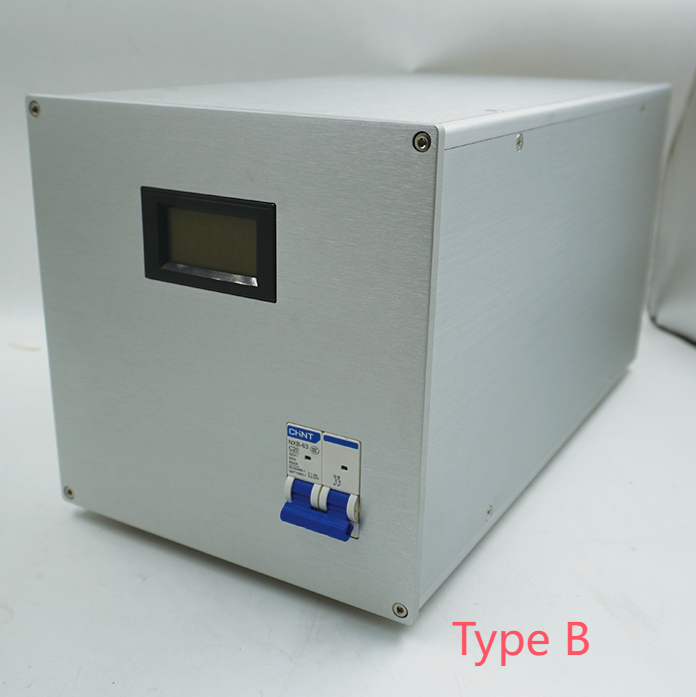 390 silver All aluminum alloy multi-purpose isolated power supply chassis American standard isolation transformer case