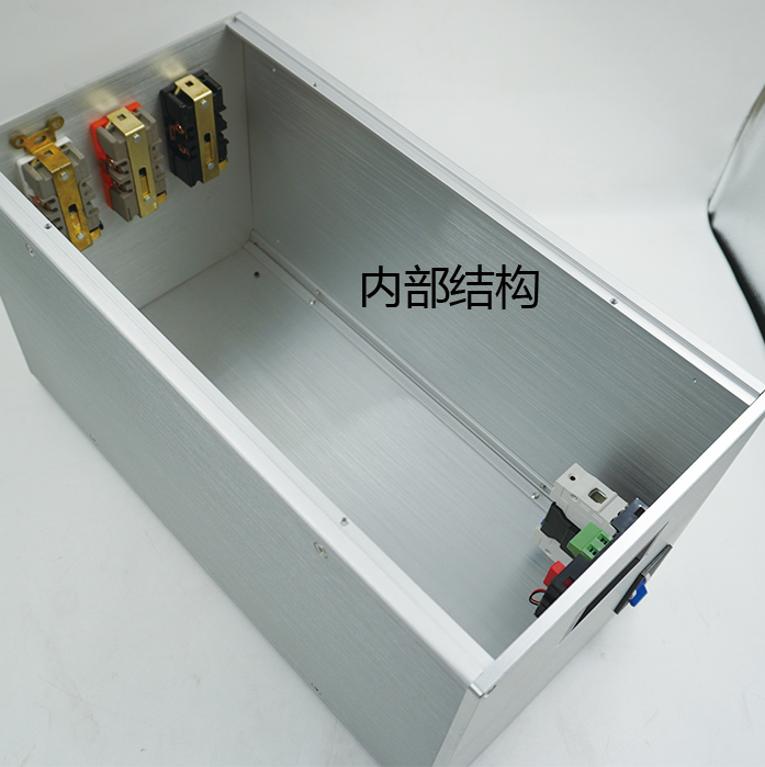 390 silver All aluminum alloy multi-purpose isolated power supply chassis American standard isolation transformer case