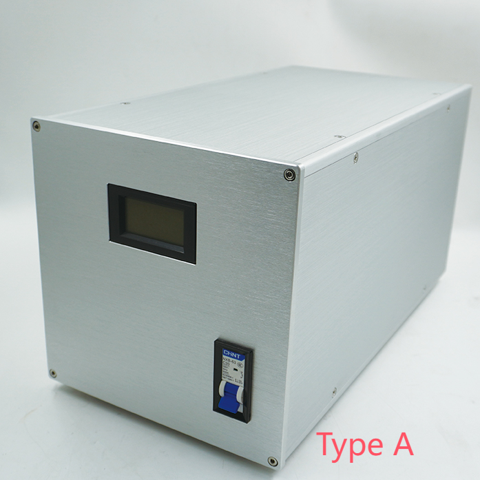 390 silver All aluminum alloy multi-purpose isolated power supply chassis American standard isolation transformer case