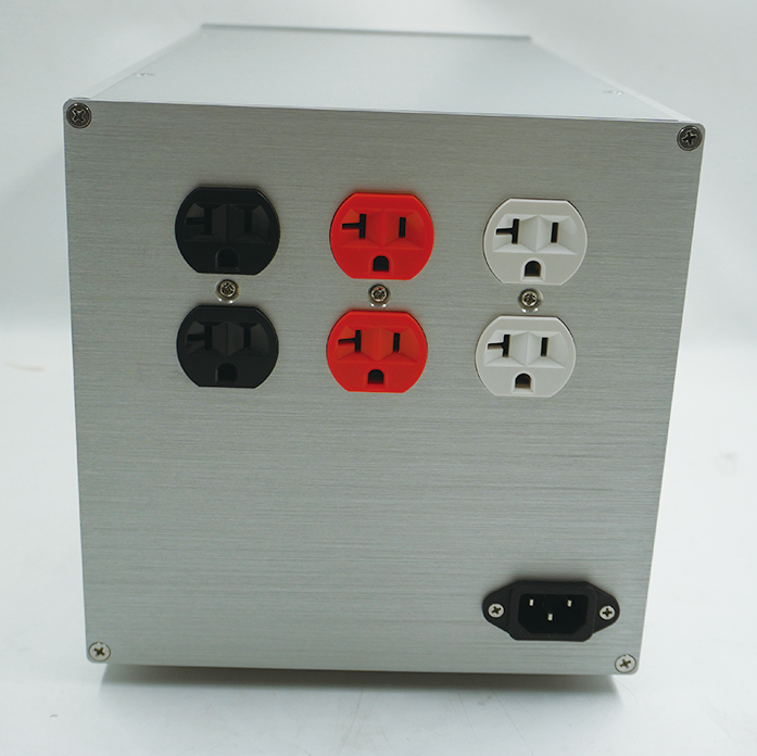 390 silver All aluminum alloy multi-purpose isolated power supply chassis American standard isolation transformer case