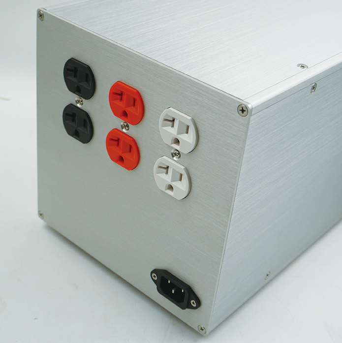 390 silver All aluminum alloy multi-purpose isolated power supply chassis American standard isolation transformer case