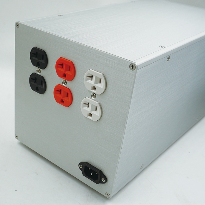 390 silver All aluminum alloy multi-purpose isolated power supply chassis American standard isolation transformer case