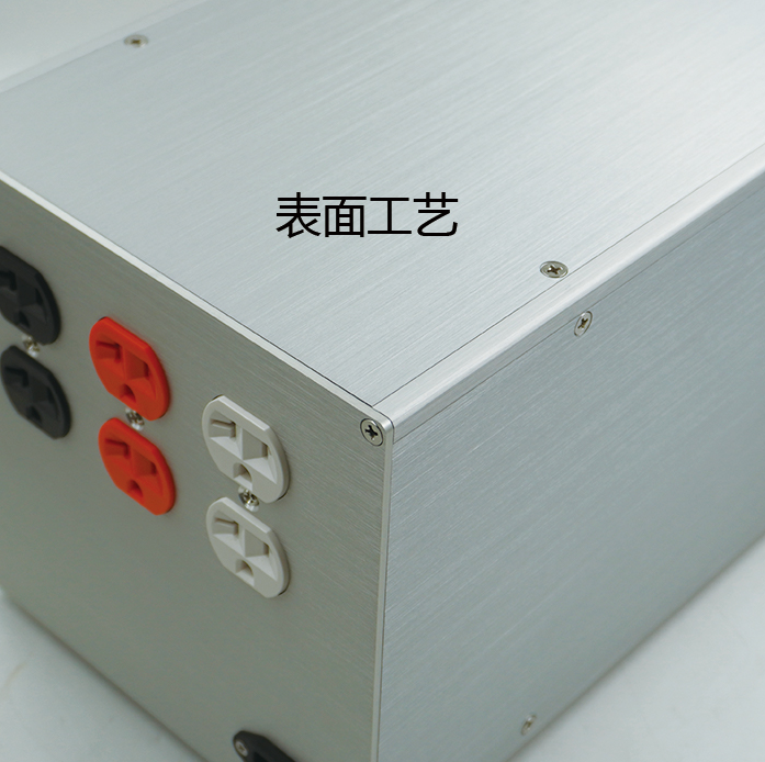 390 silver All aluminum alloy multi-purpose isolated power supply chassis American standard isolation transformer case