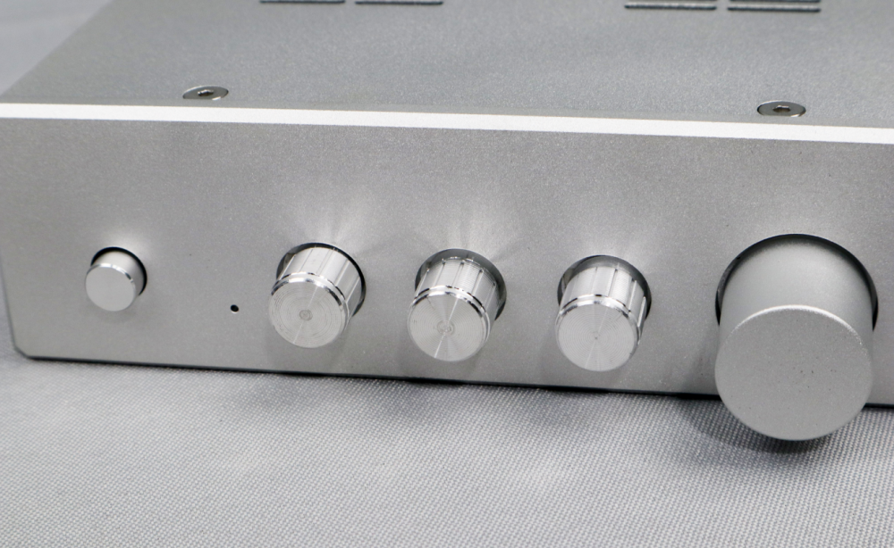 New silver full aluminum preamplifier chassis HIFI DIY CNC amplifier case Can install 3886 1875 circuit