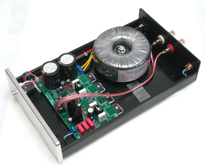 Finished LME49810 mono HIFI DIY class AB 100W amplifier with 1943/5200 transistor