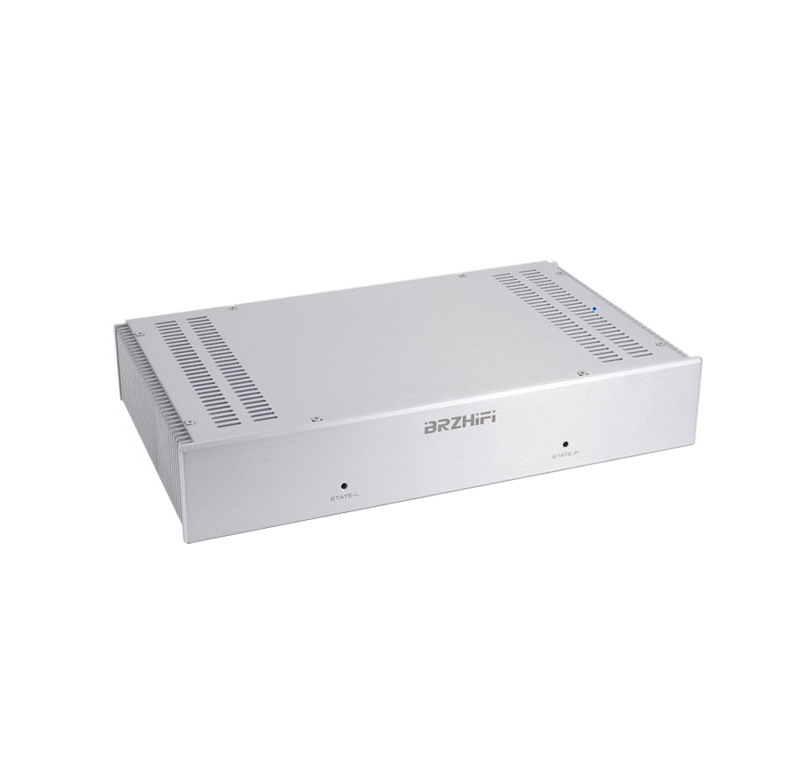 Silver 4708 full aluminum Audio Amplifier Chassis HiFi Class AB Power Amp Large Case DIY Box with heatsink