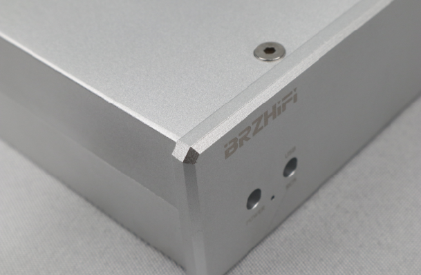 New silver full aluminum preamplifier chassis HIFI DIY CNC amplifier case Can install 3886 1875 circuit