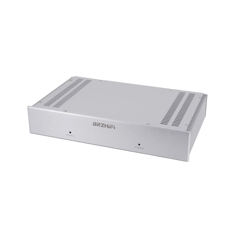 Silver 4708 full aluminum Audio Amplifier Chassis HiFi Class AB Power Amp Large Case DIY Box with heatsink