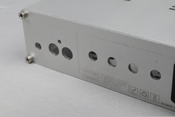 New silver full aluminum preamplifier chassis HIFI DIY CNC amplifier case Can install 3886 1875 circuit