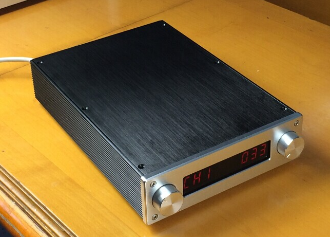BZ2206HT HIFI DIY full aluminum preamp chassis JV13 Suitable for installing JV13 remote control preamp