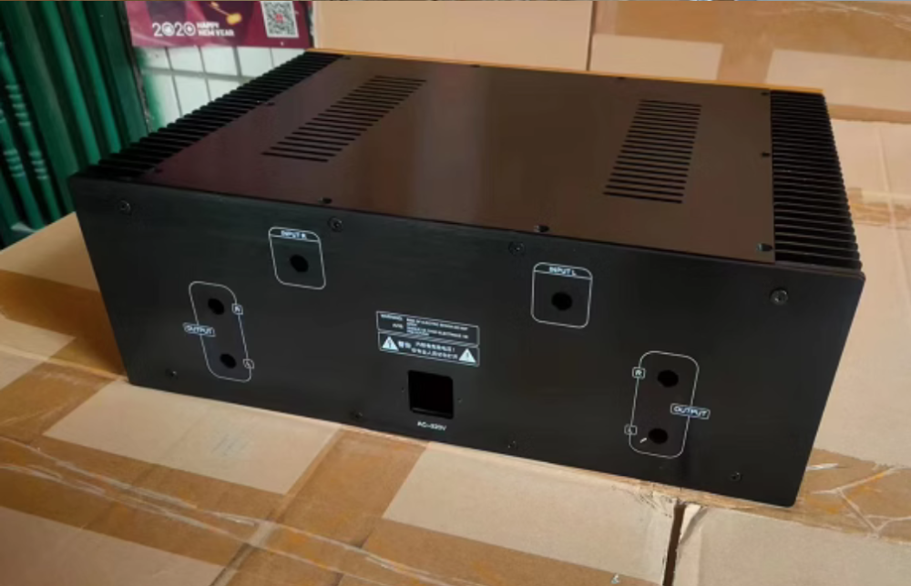 430 full aluminum Class A amplifier chassis DIY HiFi Audio Amp Case power supply box Suitable for installing Bryston circuits