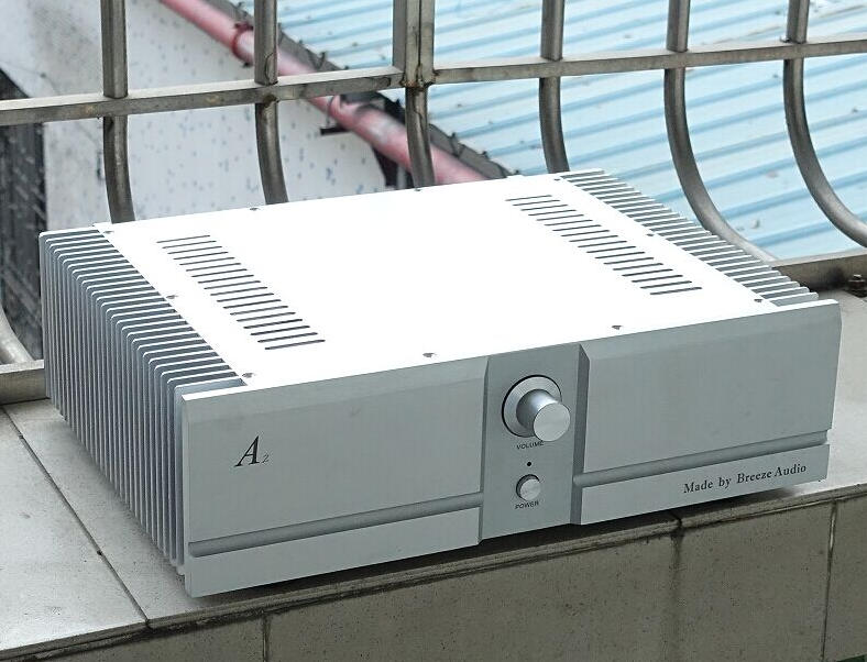 BZ4312A2 silver full aluminum Class A amplifier chassis DIY HiFi Audio Amp Case