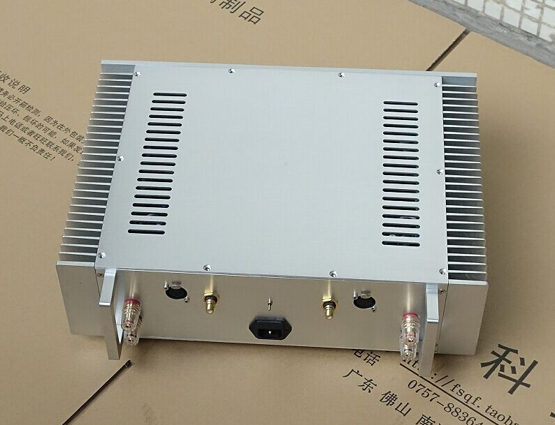 BZ4312A2 silver full aluminum Class A amplifier chassis DIY HiFi Audio Amp Case