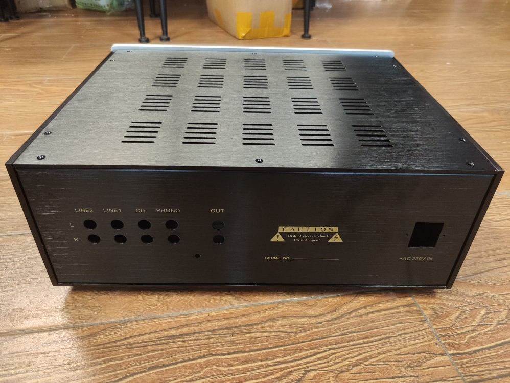kondo HIFI DIY full aluminum Phono amplifier Chassis 430x175x340MM